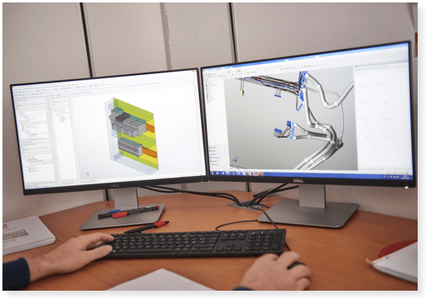 STI-GENLIS - Modélisation 3D de platine et de faisceau électrique sur logiciel Eplan