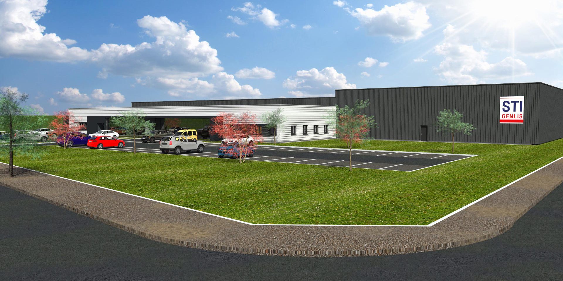 Image des futurs locaux de STI Genlis