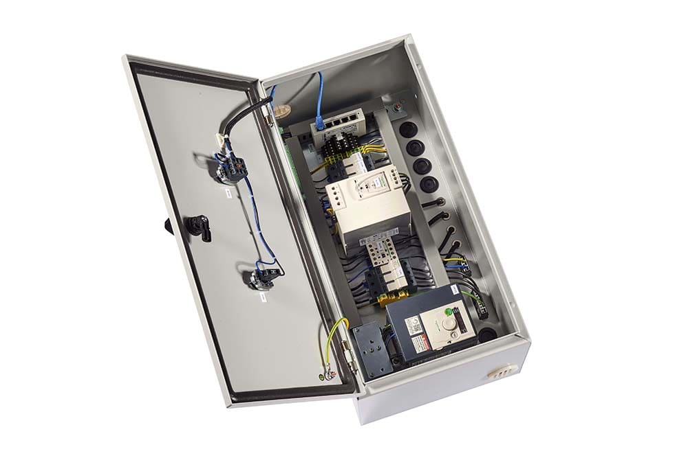 Coffret électrique application manutention industrielle Coffret électrique application manutention industrielle