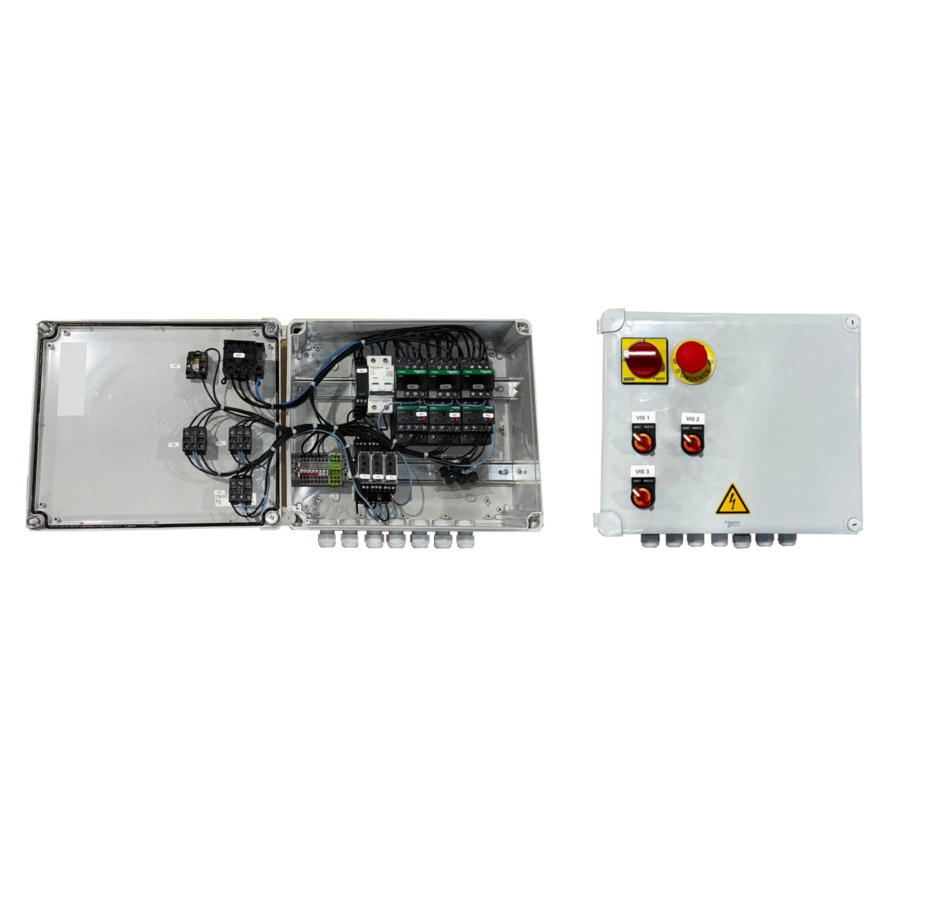 Electrical box for agricultural equipment