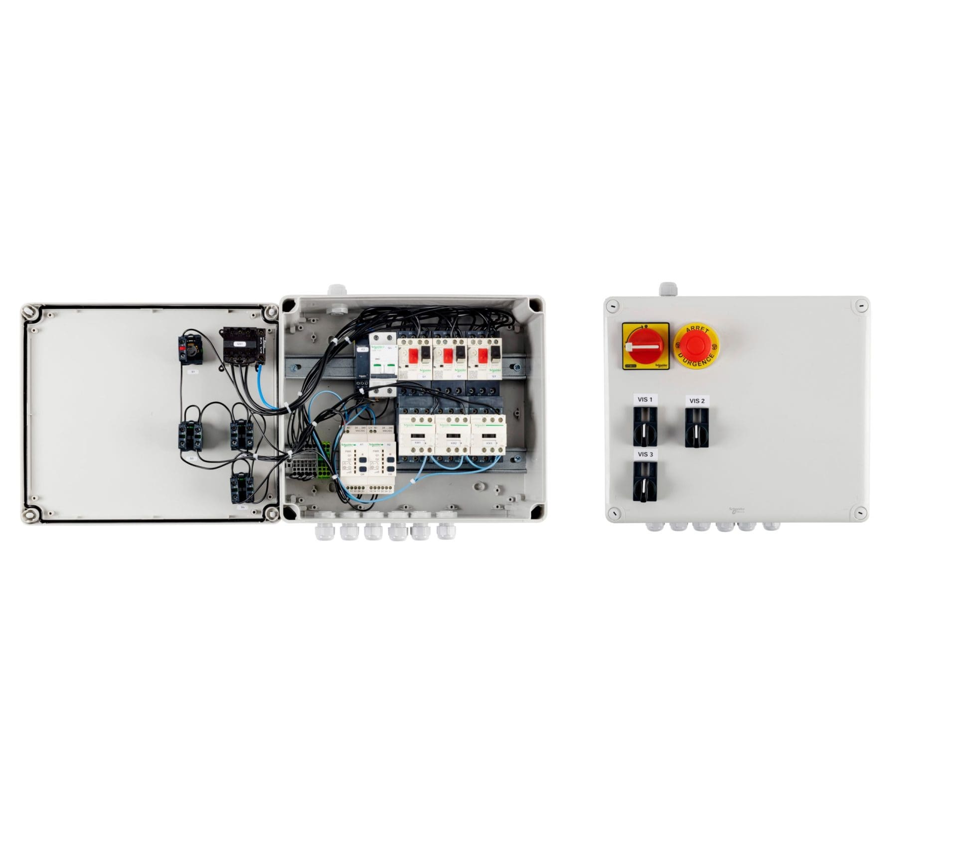 Electrical box for agricultural equipment
