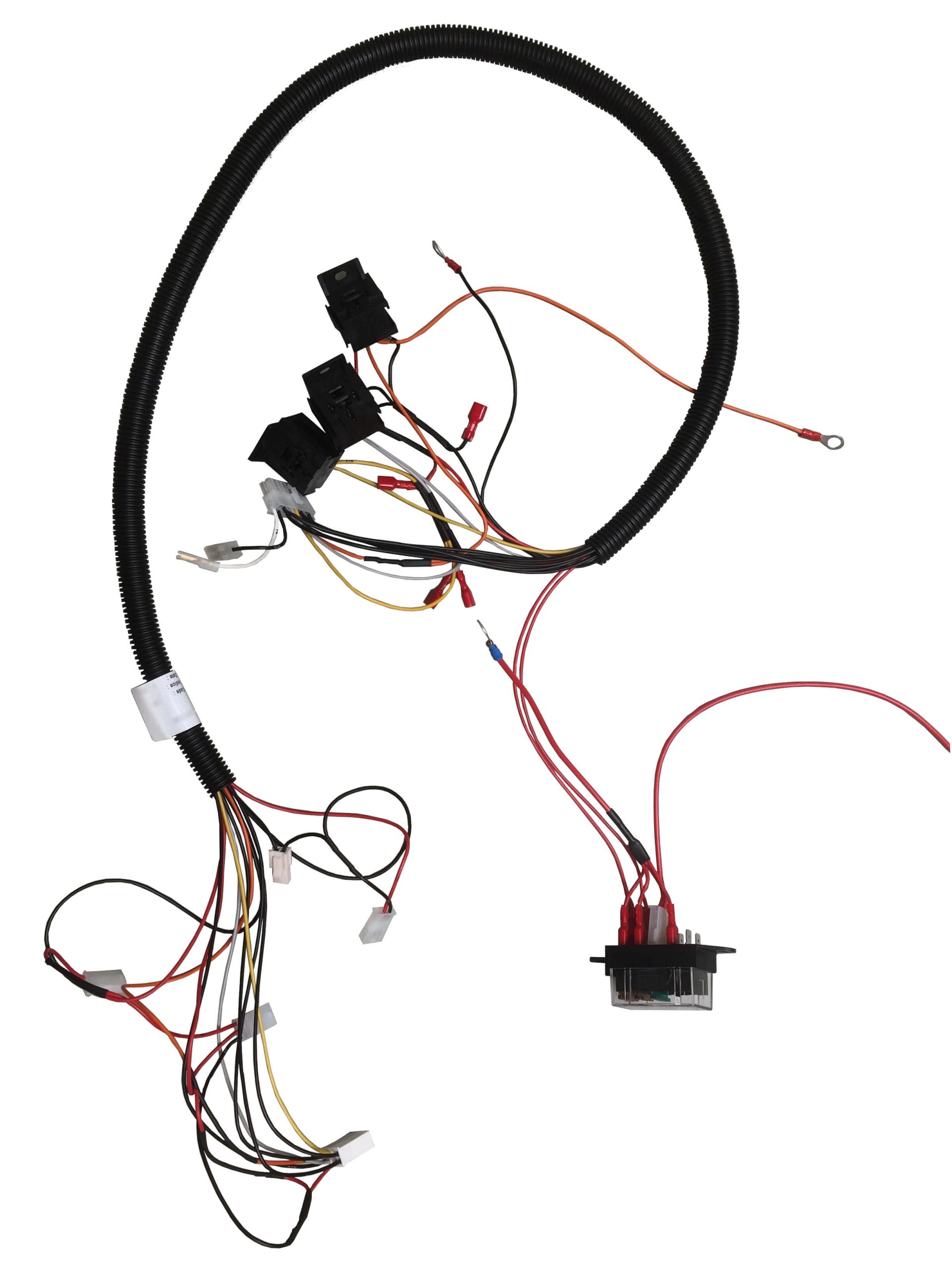 Electrical harnesses for material handling equipment Electrical harnesses for material handling equipment