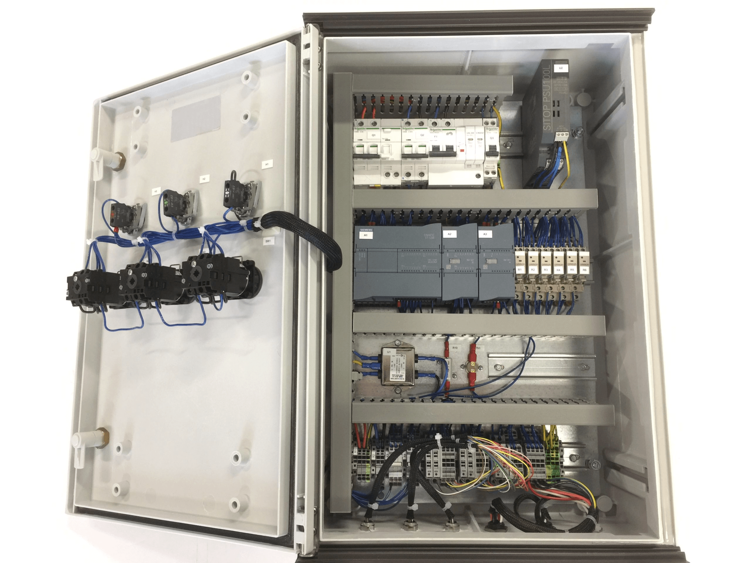 Machine application electrical box Coffret électrique application machines